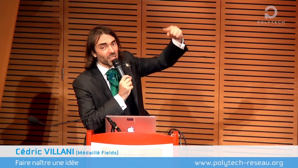 Captation vidéo master class sur Lyon avec Cédric Villani