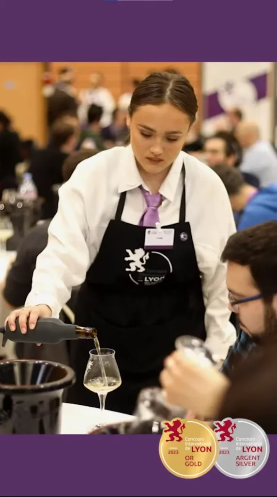 Réalisation vidéo promotionnelle pour réseaux sociaux avec motion design au concours de vin de Lyon