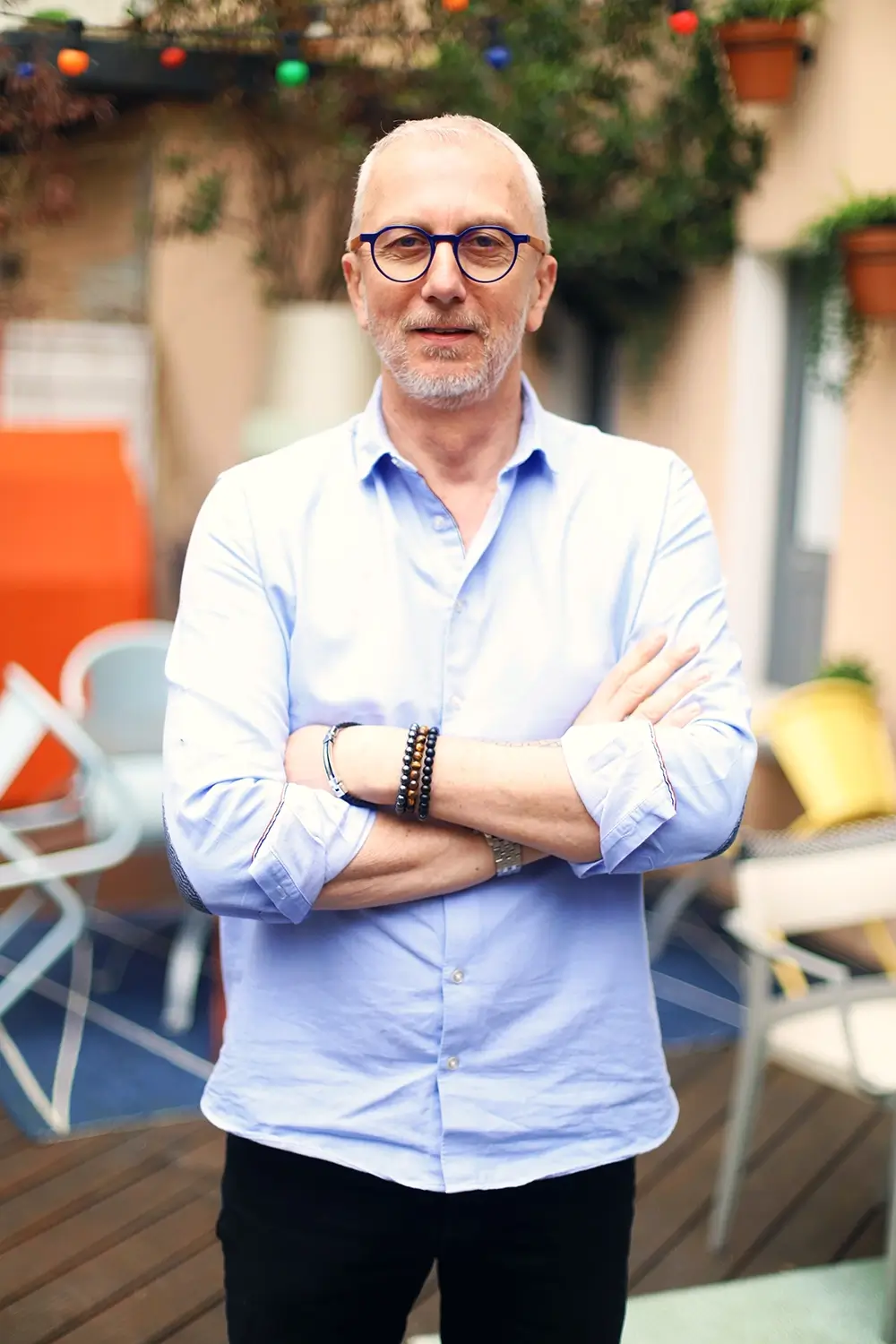 Portrait professionnel de participante au séminaire CFE-CGC de Manpower pour usage LinkedIn, photographié à Lyon par Les FasCinés Production.