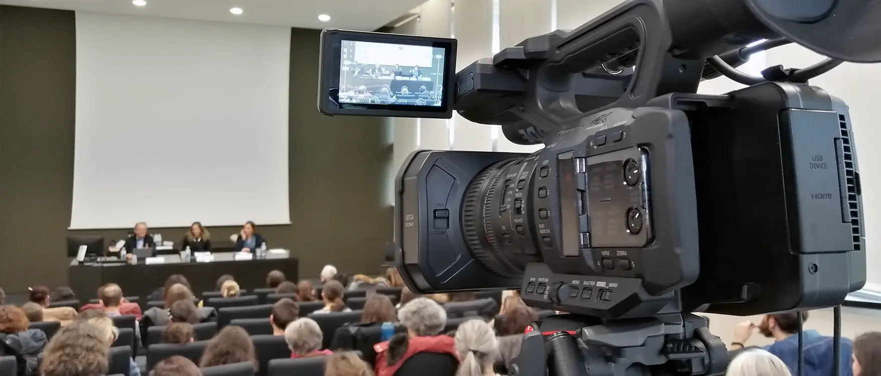 Captation vidéo d'un séminaire pour la réalisation d'un film d'entreprise